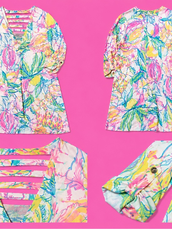 Lilly Pulitzer Dresses & Skirts - 🍋 Lilly Pulitzer XL Lemon Floral Print Cutout Dress - Tropical Summer Dress 🌴☀️